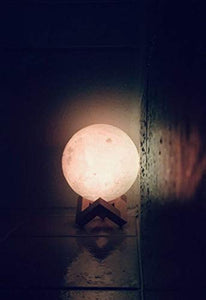 INNER PEACE Moon Lamp, Premium LED 16color Night Light, Night Light for Kids, 4.6 Inch (12cm) 3D Moon Light, Mood Light for Couples