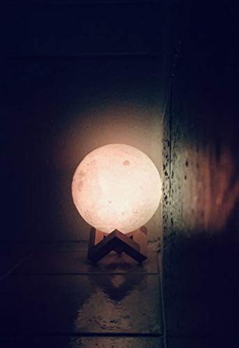 INNER PEACE Moon Lamp, Premium LED 16color Night Light, Night Light for Kids, 4.6 Inch (12cm) 3D Moon Light, Mood Light for Couples