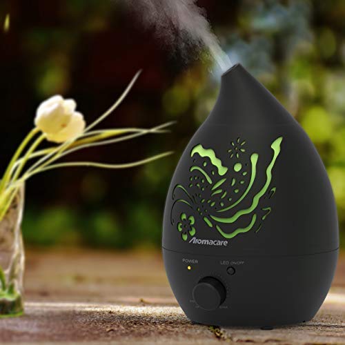 Aromacare Essential Oil Diffuser, 1300 Milliliters (0.35 Gallon), Ultrasonic Cool Mist Humidifier for Bedroom, Baby Room, Home and Office，Soothing Night Light