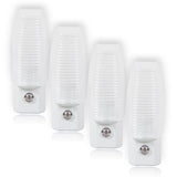 Maxxima MLN-16 LED Plug in Night Light with Auto Dusk to Dawn Sensor, 5 Lumens (pack of 4)