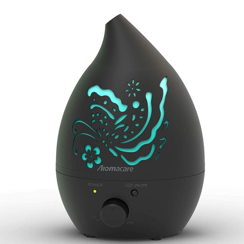 Aromacare Essential Oil Diffuser, 1300 Milliliters (0.35 Gallon), Ultrasonic Cool Mist Humidifier for Bedroom, Baby Room, Home and Office，Soothing Night Light