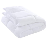 Utopia Bedding Comforter Duvet Insert - Quilted Comforter with Corner Tabs - Box Stitched Down Alternative Comforter (Queen, White)