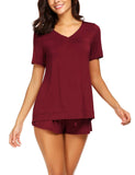 Avidlove Women's Shorts Pajama Set Short Sleeve Sleepwear Nightwear Pjs S-XXL
