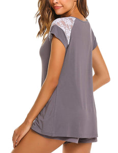 Avidlove Women's Pajama Set Short Sleeve Sleepwear Pjs Sets Ladies 2-Piece Nightwear(S-XXL)