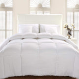 Utopia Bedding Comforter Duvet Insert - Quilted Comforter with Corner Tabs - Box Stitched Down Alternative Comforter (Queen, White)