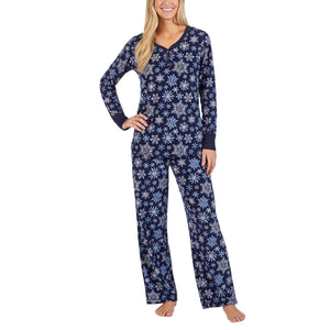 Nautica Women's 2 Piece Fleece Pajama Sleepwear Set