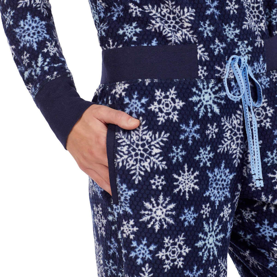 Nautica Women's 2 Piece Fleece Pajama Sleepwear Set