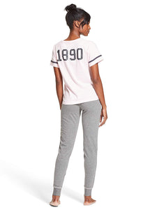 U.S. Polo Assn. Womens Short Sleeve Shirt and Long Pajama Pants Sleepwear Set