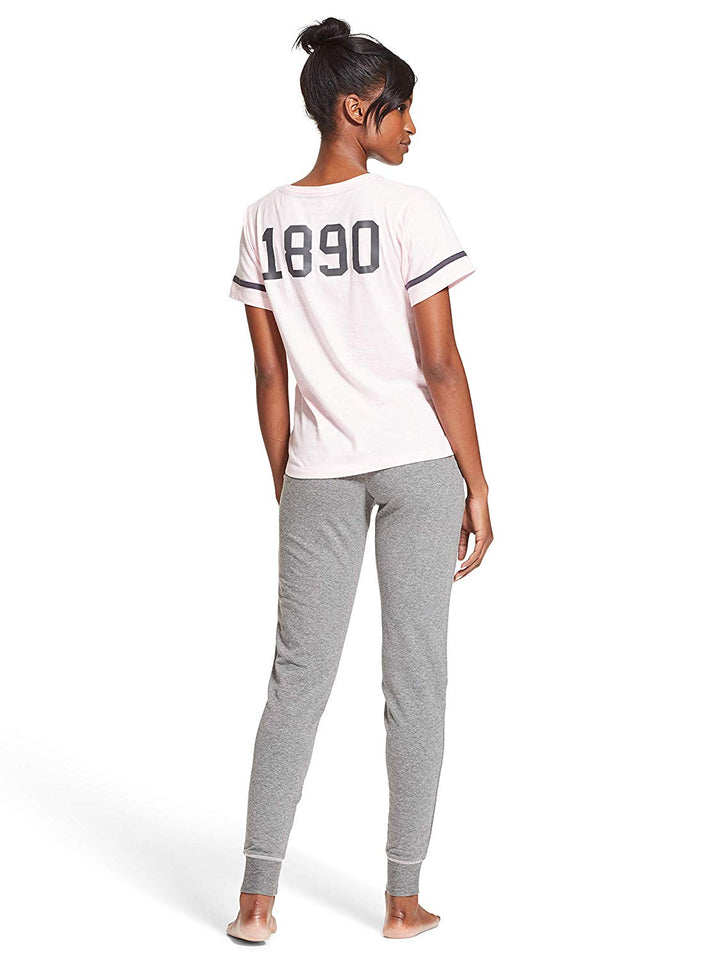 U.S. Polo Assn. Womens Short Sleeve Shirt and Long Pajama Pants Sleepwear Set