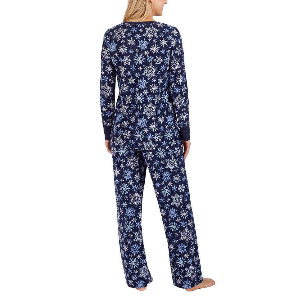 Nautica Women's 2 Piece Fleece Pajama Sleepwear Set