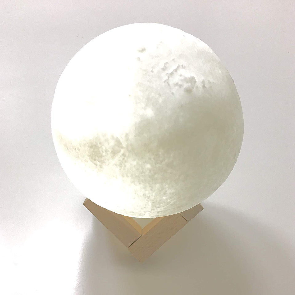 INNER PEACE Moon Lamp, Premium LED 16color Night Light, Night Light for Kids, 4.6 Inch (12cm) 3D Moon Light, Mood Light for Couples