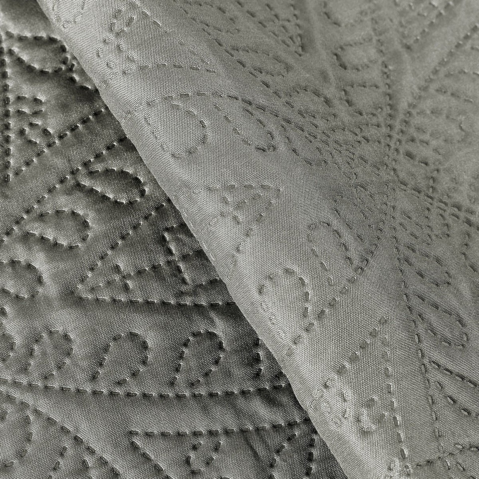 Mellanni Bedspread Coverlet Set Charcoal - Comforter Bedding Cover - Oversized 3-Piece Quilt Set (King/Cal King, Gray)