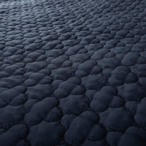 Tempcore Quilt Set Coverlet Full/Queen Size Navy Blue 3 Piece, Hypoallergenic Microfiber Lightweight Soft Bedspread for All Season,Full/Queen Navy Blue,(1 Quilt,2 Shams)