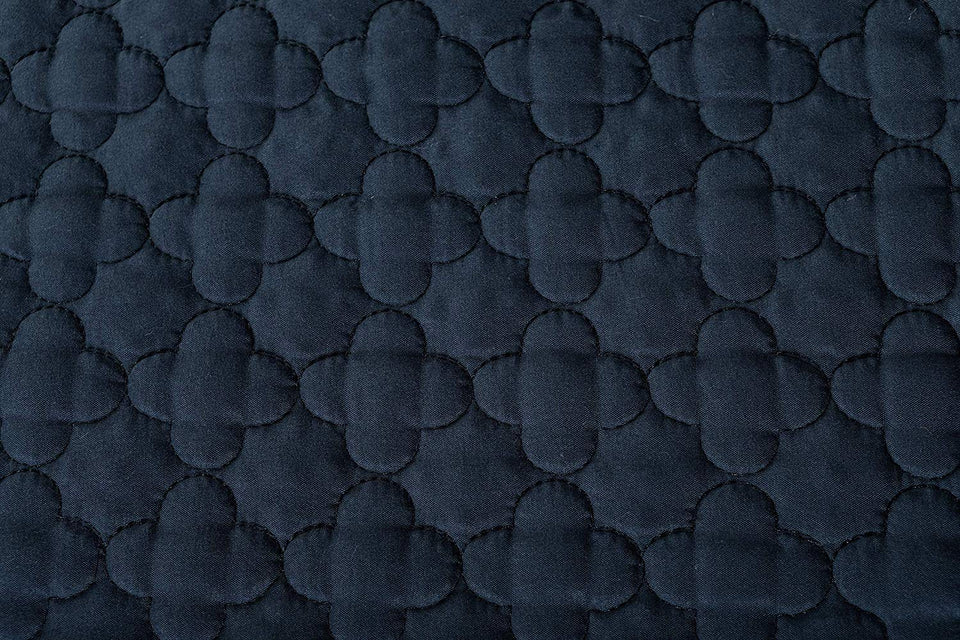 Tempcore Quilt Set Coverlet Full/Queen Size Navy Blue 3 Piece, Hypoallergenic Microfiber Lightweight Soft Bedspread for All Season,Full/Queen Navy Blue,(1 Quilt,2 Shams)