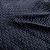 Tempcore Quilt Set Coverlet Full/Queen Size Navy Blue 3 Piece, Hypoallergenic Microfiber Lightweight Soft Bedspread for All Season,Full/Queen Navy Blue,(1 Quilt,2 Shams)