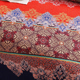 Exclusivo Mezcla 100% Cotton 3-Piece Rich Printed Boho Quilt Set, Reversible& Decorative - Full/Queen